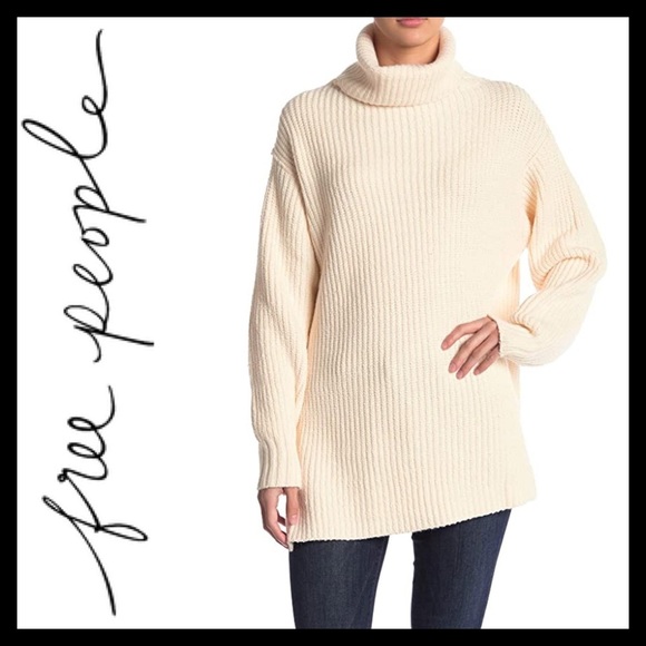 FREE People Eleven Chunky Sweater Cream - Picture 3 of 8